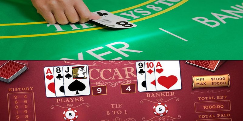 Baccarat được biết đến là một trò chơi đối kháng ăn tiền thật phổ biến